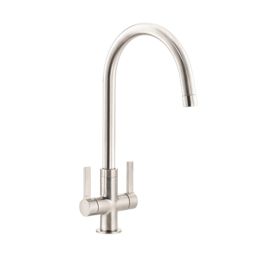 Abode Metix Monobloc Mixer Tap Brushed Nickel
