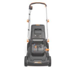 Worx  240V 2 x 4.0Ah Li-Ion PowerShare Pro Brushless Cordless 41cm Lawn Mower