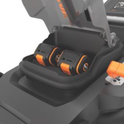 Worx  240V 2 x 4.0Ah Li-Ion PowerShare Pro Brushless Cordless 41cm Lawn Mower