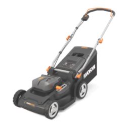 Worx  240V 2 x 4.0Ah Li-Ion PowerShare Pro Brushless Cordless 41cm Lawn Mower