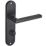 Smith & Locke Murlough Fire Rated WC Door Handles Pair Matt Black