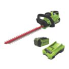Greenworks  GWG40HT61K2 61cm 40V 1 x 2.0Ah Li-Ion   Cordless Hedge Trimmer