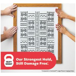 Command Adhesive Picture Hanging Strip Extra Large 8 Pack