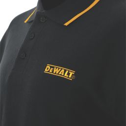 DEWALT Green Bay Polo Shirt Black X Large 45-47" Chest