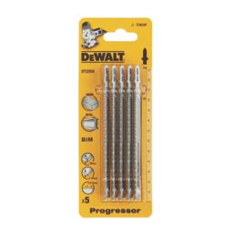 DEWALT Extreme T345XF  Multi-Material Jigsaw Blades 132mm 5 Pack