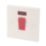 Essentials  45A 1-Gang DP Cooker Switch White with Neon