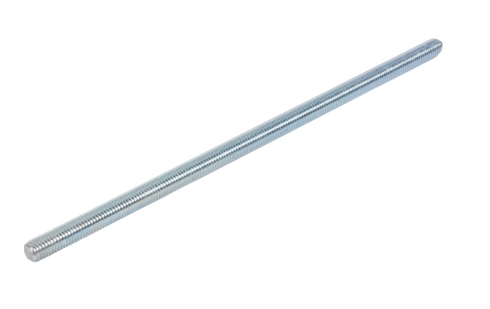 Easyfix BZP Steel Threaded Rods M12 x 300mm 5 Pack Screwfix