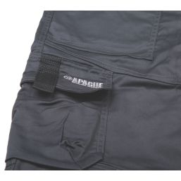 Apache ATS 3D Stretch Work Trousers Black/Grey 40" W 33" L