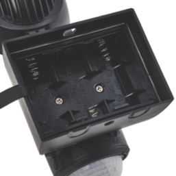 Saxby Laryn Outdoor LED Floodlight With PIR Sensor Black 1 x 2W 160lm