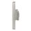Hager Sollysta WRTVFBSW 1-Gang Coaxial TV Socket Brushed Steel with White Inserts