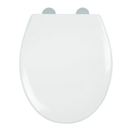 Croydex Constance Soft-Close with Quick-Release Toilet Seat Thermoset Plastic White