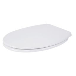 Croydex Constance Soft-Close with Quick-Release Toilet Seat Thermoset Plastic White