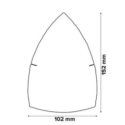 Norton  A203F 120 Grit 11-Hole Punched Multi-Material Sanding Sheets 100mm x 150mm 5 Pack