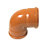 FloPlast Push-Fit 87.5° Double Socket Pipe Bend 160mm