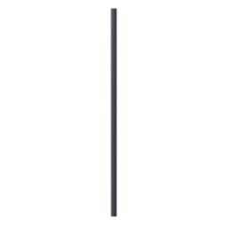 Rail & Tube Solutions Oval Wardrobe Rail Matt Black 1219mm x 15mm