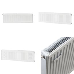 Flomasta 300mm x 1000mm 2585BTU White Type 21 Convector Radiator