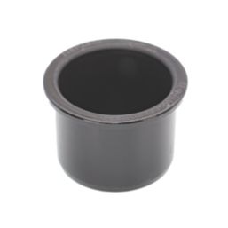 FloPlast Push-Fit Socket Plug Black 40mm