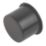 FloPlast Push-Fit Socket Plug Black 40mm
