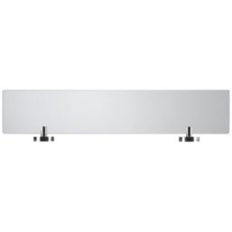 Croydex Pendle Chrome Zinc Alloy Flexi-Fix Glass Bathroom Shelf 590mm x 135mm x 54mm