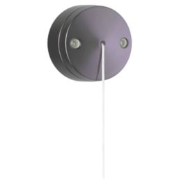 LAP  6A 2-Way Pull Cord Switch Black Nickel