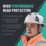 JSP EVO ALTA Baseworker Safety Helmet with Chinstrap Black