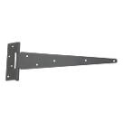 Smith & Locke Black Powder-Coated Strong Tee Hinges 400mm 2 Pack