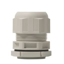 British General Plastic Cable Gland Kit with KEM Adaptor 40mm Grey