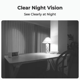 Reolink P520 PoE or Mains-Powered Black Wired 6MP Indoor Round Fisheye Camera