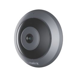 Reolink P520 PoE or Mains-Powered Black Wired 6MP Indoor Round Fisheye Camera