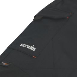 Scruffs Tech Hybrid Stretch Cargo Joggers Black X Large 34" W 30" L