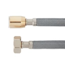 Flomasta Push-Fit Twist Straight Flexible Hose 15mm x 3/4" x 300mm