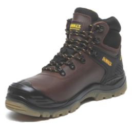 DEWALT Newark Size 11  Brown Waterproof Steel Toe Cap Safety Boots
