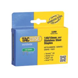 Tacwise 140 Series Staples Stainless Steel 10mm x 10.6mm 2000 Pack