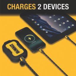 DEWALT  10,000mAh Powerbank Yellow and Black