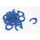 FloPlast FloFit+ Plastic Collet Clips Blue 10mm 20 Pack