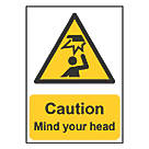 "Caution Mind Your Head" Sign 210mm x 148mm