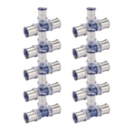 Wavin Tigris K5 Multi-Layer Composite Press-Fit Reducing Tees 20mm x 16mm x 20mm 10 Pack