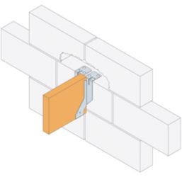 Simpson Strong-Tie Masonry Joist Hangers 47mm x 140mm 4 Pack