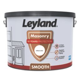 Leyland Retail 10Ltr Smooth White Masonry Paint