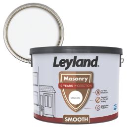 Leyland Retail 10Ltr Smooth White Masonry Paint