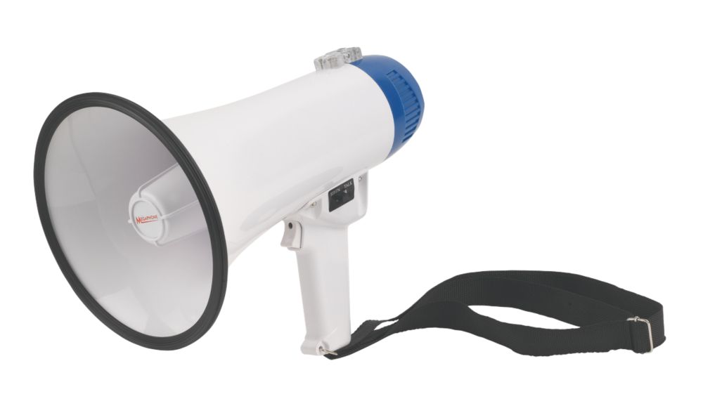 162mm Power Megaphone 10W - Screwfix