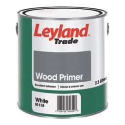 Leyland Trade  2.5Ltr White Matt  Interior & Exterior Wood Primer
