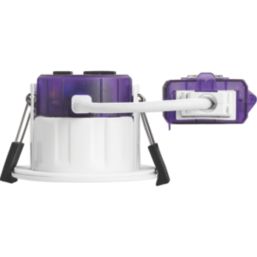 Luceco FType Ultra Regressed Fixed  Fire Rated LED Downlight Dim to Warm & CCT White 4-6W 675/690lm