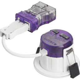 Luceco FType Ultra Regressed Fixed  Fire Rated LED Downlight Dim to Warm & CCT White 4-6W 675/690lm