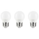 LAP  E27 Mini Globe LED Light Bulb  250lm 2.2W 3 Pack