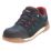 Site Scoria Size 7  Navy Blue/Red   Steel Toe Cap Safety Trainers