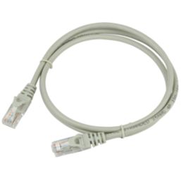 Essentials Beige Unshielded RJ45 Cat 5e Ethernet Cables 1m 10 Pack