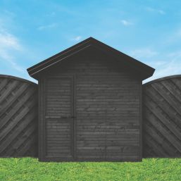 Ronseal Fence Life Plus 9Ltr Tudor Black Oak  Shed & Fence Paint