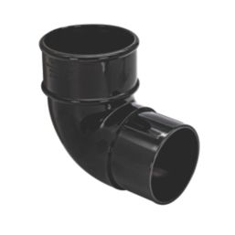 FloPlast  92.5° Round Offset Bend Black 68mm
