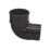 FloPlast  92.5° Round Offset Bend Black 68mm